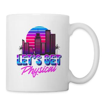 Obtenons l’esthétique Physique Vaporwave - Mug blanc - blanc - Droite