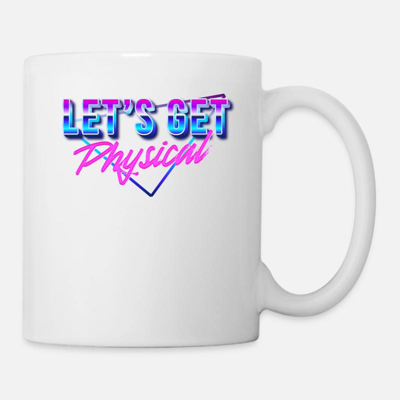Obtenons l’esthétique Physique Vaporwave - Mug blanc - blanc