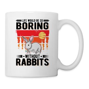 Lapin Cadeau Lapin Lapin Lapin - Mug blanc - blanc - Droite