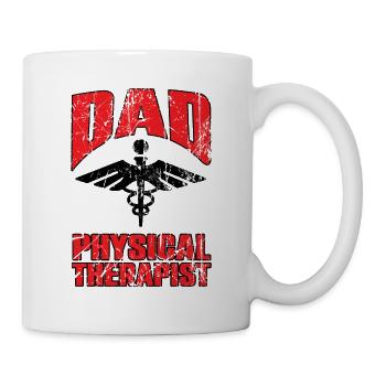 Physical Therapy Dad Therapist Gait Physics PT - Mug - white - Right