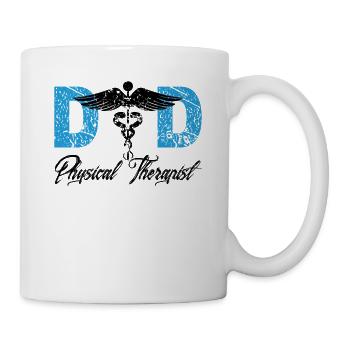 Physical Therapy Dad Therapist Gait Physics PT - Mug - white - Right