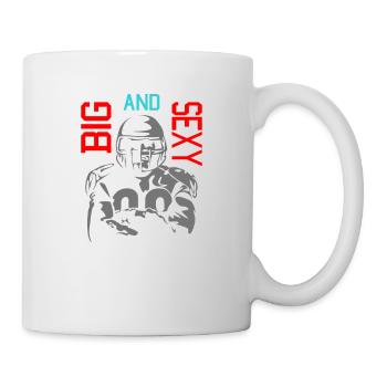 Big and Sexy American Football - Mug - white - Right