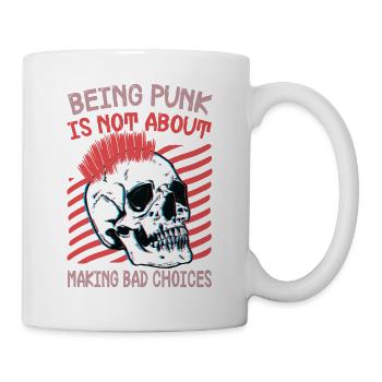 Être punk, ce n’est pas faire de mauvais choix - Gothi - Mug blanc - blanc - Droite