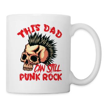 This Dad Can Still Punk Rock - Gothic - Concert - - Mug - white - Right