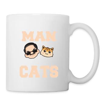 Just A Grumpy Man Who Loves Cats Cat Dad Funny Cat - Tasse - Weiß - Rechts