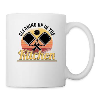 Pickleball Retro Liebe Dinking Pickleballspieler - Tasse - Weiß - Rechts