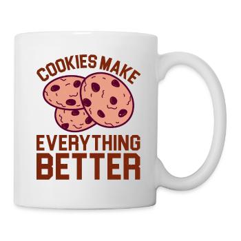 Les cookies améliorent tout 5 - Mug blanc - blanc - Droite