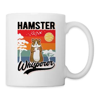 Hamster Whisperer Hamster Gift Gold Hamster - Mug - white - Right