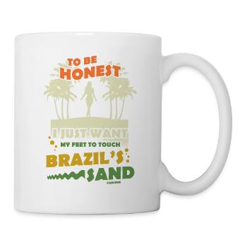 Brasilien Rio de Janeiro Südamerika Geschenk - Tasse - Weiß - Rechts