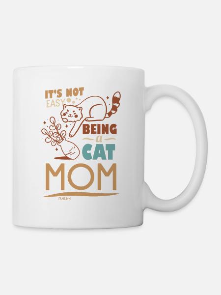 Katzenmama - Tasse - Weiß