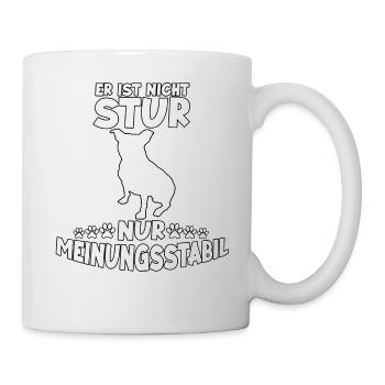 Witzig Hunde Spruch Motiv Pit Bull Terrier Pitbull - Tasse - Weiß - Rechts