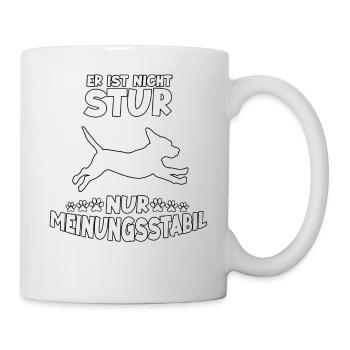 Lustiges Beagle Hundetrainings Motiv Beagle - Tasse - Weiß - Rechts