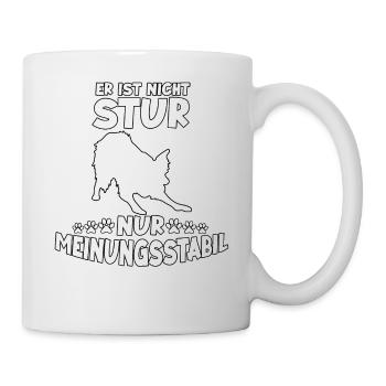 Border Collie Hunde Fan Motiv Lustiges Collie - Tasse - Weiß - Rechts
