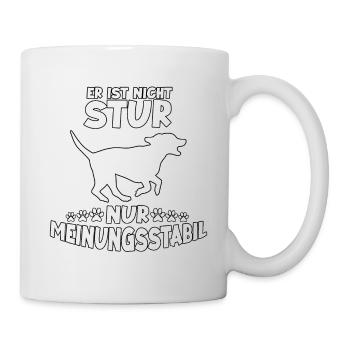 Lustiges Beagle Hunde Geschenk Beagle - Tasse - Weiß - Rechts
