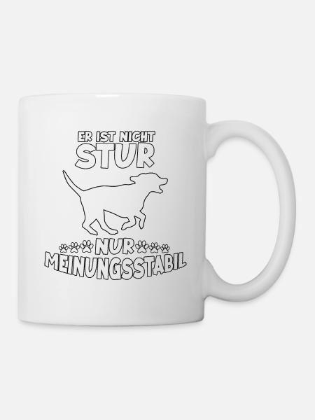 Lustiges Beagle Hunde Geschenk Beagle - Tasse - Weiß