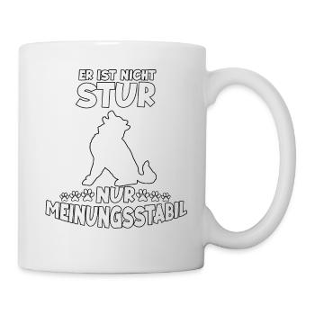 Lustiges Samojeden Hunde Geschenk Samojede - Tasse - Weiß - Rechts