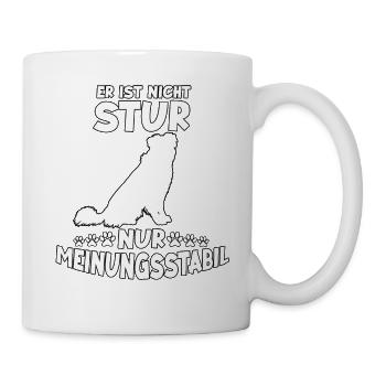 Lustiges Hundehalter Motiv Australian Shepherd - Tasse - Weiß - Rechts