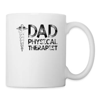 Physical Therapy Dad Therapist Gait Physics PT - Mug - white - Right