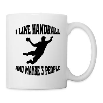Handballspieler Handballverein Handball Handballer - Tasse - Weiß - Rechts
