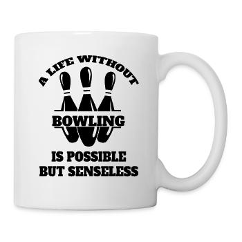 Bowling Bowling Bowling Cadeau Bowling Ball Bowler Bowler - Mug blanc - blanc - Droite