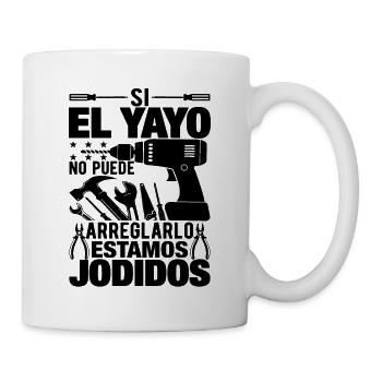 Si El Yayo Ne Peut Pas Le Réparer - Mug blanc - blanc - Droite