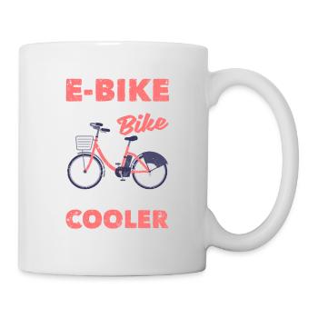 E-bike Comme un vélo normal, mais beaucoup plus cool - Mug blanc - blanc - Droite