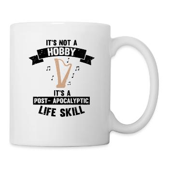 Conceptions de joueurs de harpe pour les conceptions de joueurs de harpe - Mug blanc - blanc - Droite