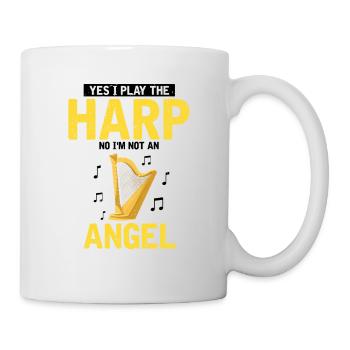 Conception de harpe pour harpiste et joueur de harpe - Mug blanc - blanc - Droite