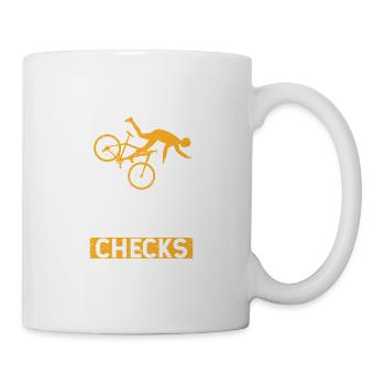 Je ne tombe pas, je fais de la gravité aléatoire - Mug blanc - blanc - Droite