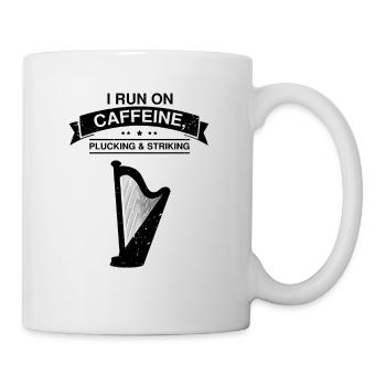 Conception de harpe pour harpistes et harpistes - Mug blanc - blanc - Droite