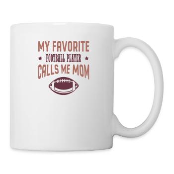 Joueur de football Appelez-moi Mama Football américain - Mug blanc - blanc - Droite