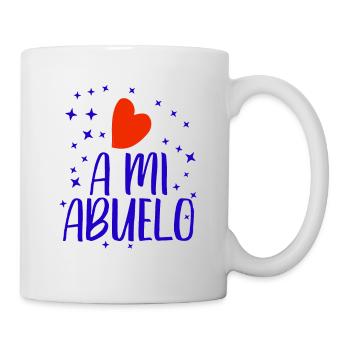 J’aime mon cadeau de grand-père Quiero a mi abuelo - Mug blanc - blanc - Droite