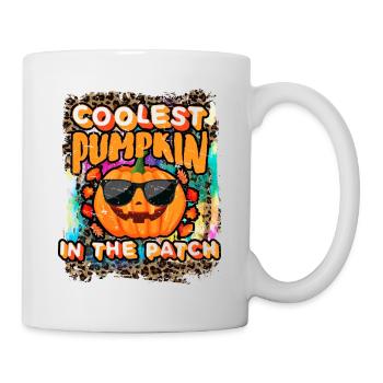 Coolster Kürbis in The Patch Halloween - Tasse - Weiß - Rechts