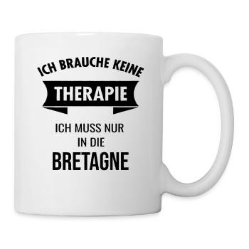 Bretagne Frankreich Urlaub Bretonen Idee - Tasse - Weiß - Rechts