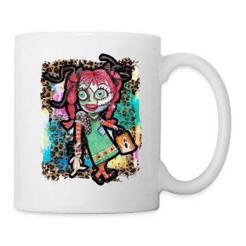 Halloween Zombie Rag Doll Tie Dye - Mug - white - Right