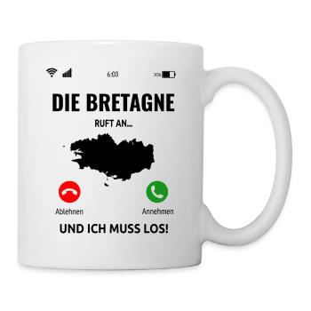 Bretagne Frankreich Urlaub Bretonen Idee - Tasse - Weiß - Rechts
