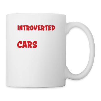 Introverted But Willing To Discuss Cars Car Lovers - Mug - white - Right