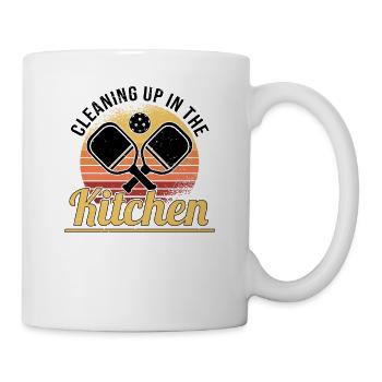 Pickleball Retro Liebe Dinking Pickleballspieler - Tasse - Weiß - Rechts