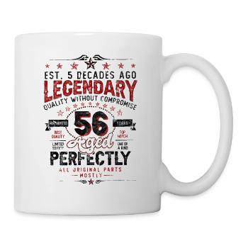 Vintage Légendaire - Vieilli parfaitement 56ème anniversaire - Mug blanc - blanc - Droite