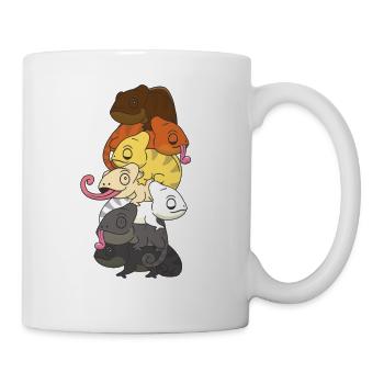 Bear Brotherhood Flag Pride LGBTQ Chameleon Bunch - Mug blanc - blanc - Droite