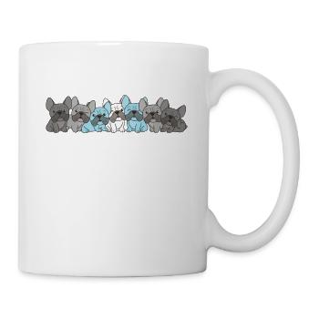Demiboy Flag French Bulldog Pride LGBTQ Dogs - Mug - white - Right