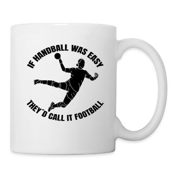 Handballverein Handball Handballspieler Handballer - Tasse - Weiß - Rechts
