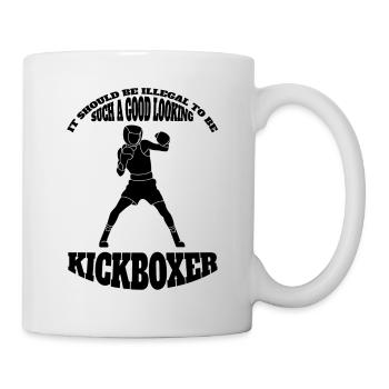 Kickboxen Boxen Kickboxer Boxer Kampfsport - Tasse - Weiß - Rechts