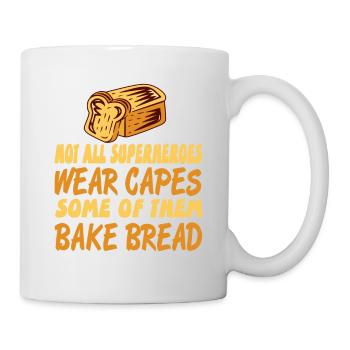 Not All Superheroes Wear Capes Cool Baking Tea - Mug - white - Right