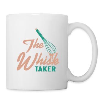 The Whisk Taker Awesome Funny Baking T-Shirt - Tasse - Weiß - Rechts