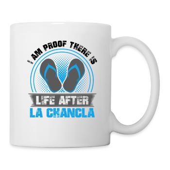 Life after La Chancla, Spanish, Mexican, - Mug - white - Right