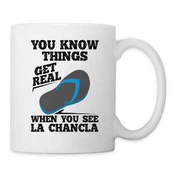 You see La Chancla Spanish Mexican - Mug - white - Right