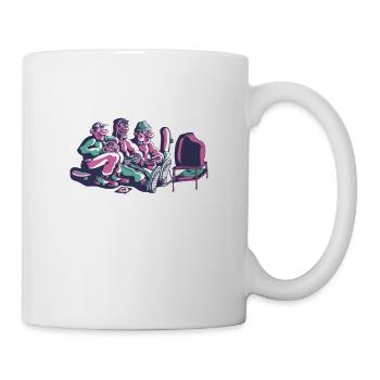 Game Nerd Spielkonsole Gaming zocken Gamepad - Tasse - Weiß - Rechts