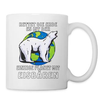 ES IST DER EINZIGE PLANET MIT EISBÄREN - Tasse - Weiß - Rechts
