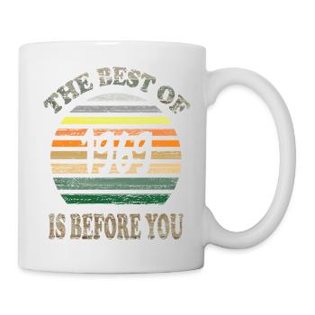 Year of birth 1969 Vintage Retro, birth, birthday - Mug - white - Right